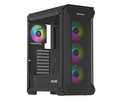 Obudowa NATEC Obudowa Genesis Irid 505 z oknem, ARGB, USB 3.0 NPC-1518